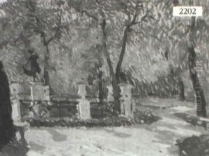 Le Basseri De Diane Chateau De Fontainbleau by Paul Mathieu