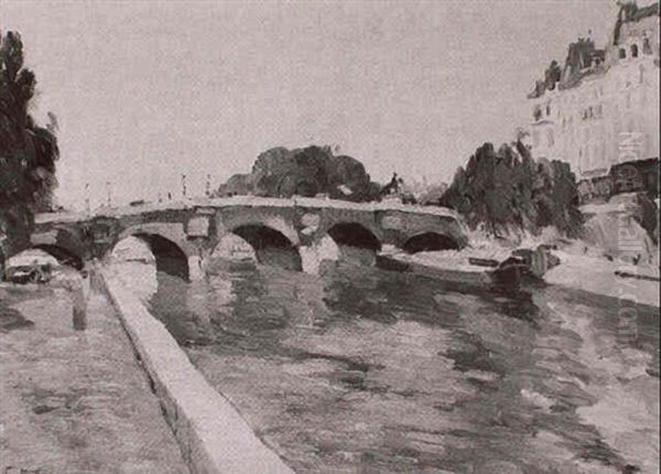 La Seine Au Pont Neuf - view 1