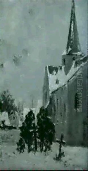 Eglise Sous La Neige - view 1
