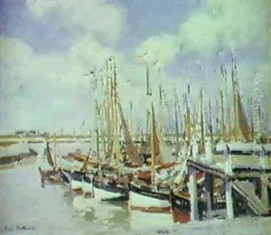 Harbour At Ostende Harbour At Ostende