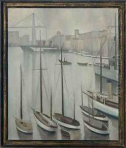 The Harbor Of Marseille by Jean Berque