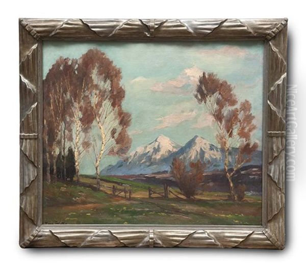 Berglandschaft Mit Birken - view 1
