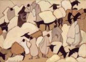 Le Marche Aux Nes A Marrakech by Jean Berque