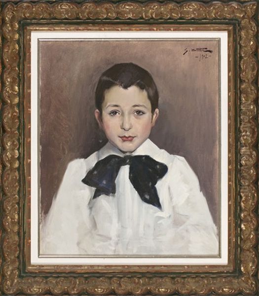 Retrato De Un Nino, Probablemente Joaquim Terruella - view 1