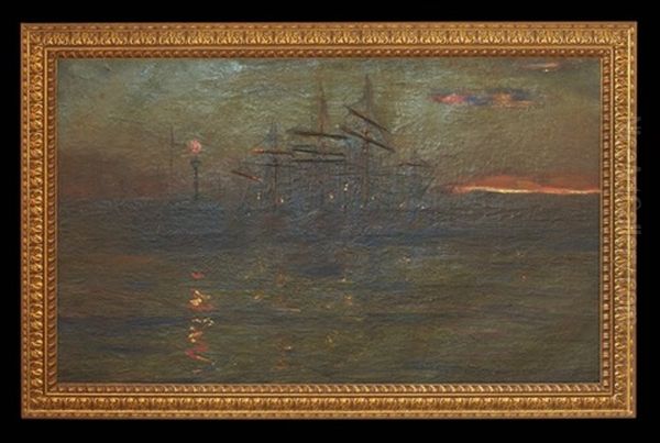 Ships In A Harbor - view 1