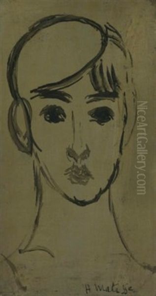 Pochade Pour Tete De Jeune Fille - view 1