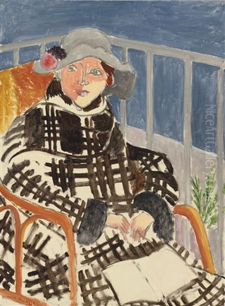 Mlle. Matisse En Manteau Ecossais - view 1