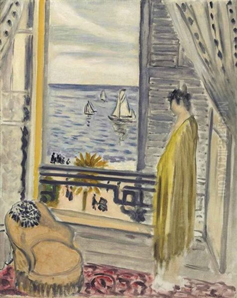 Femme Aupres De La Fenetre - view 1
