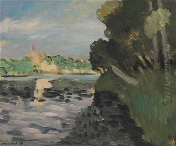 Bords De La Seine A Vetheuil - view 1