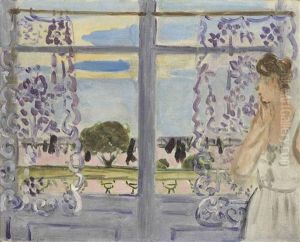 Femme Aupres De La Fenetre