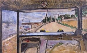 Antibes, Paysage Vu De L'interieur D'une Automobile by Henri Matisse