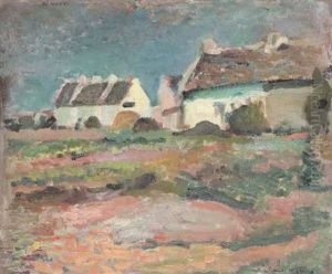Maisons A Kervilahouen, Belle-ile by Henri Matisse