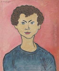 Portrait Aux Cheveux Boucles, Pull Marin - Allan Stein by Henri Matisse