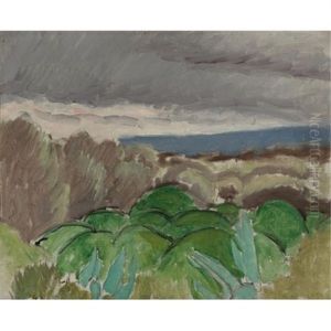 Cagnes, Paysage Aux Temps Orageux