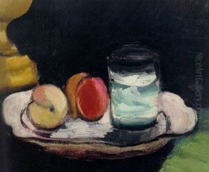 Nature Morte, Peches Et Verre by Henri Matisse