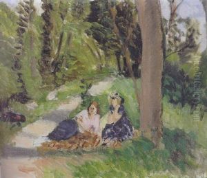 Deux Figures Pres De La Riviere Le Loup by Henri Matisse