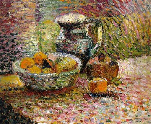 Nature Morte Au Pichet Et Fruits - view 1