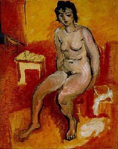 Nu Assis Dans L'atelier by Henri Matisse