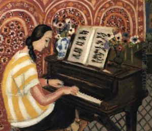 Jeune Femme Au Piano by Henri Matisse