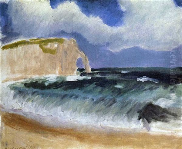 Coup De Vent A Etretat - view 1