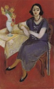 Femme En Bleu A Table Femme En Bleu A Table