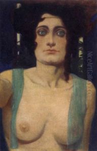 Amazon Woman by Franz Von Matsch