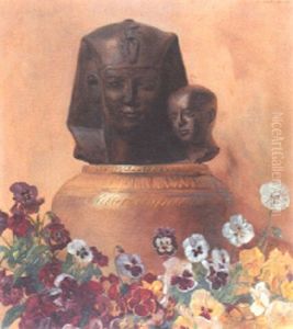 Agyptische Statuetten Und Stiefmutterchen Agyptische Statuetten Und Stiefmutterchen