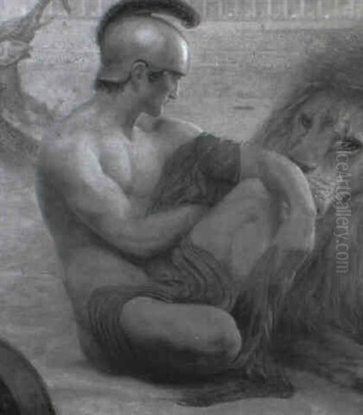 Gladiator And Lion - view 1