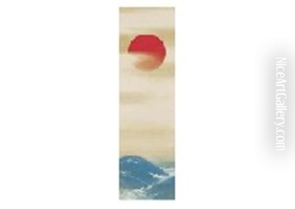 Rising Sun Above Sea - view 1