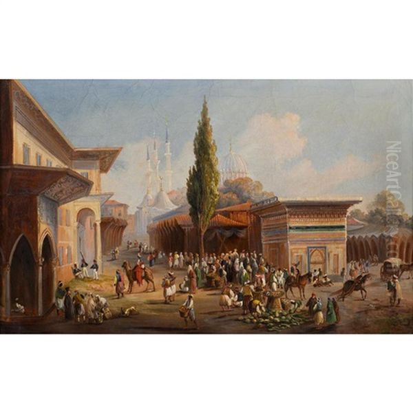 Vues D"un Marche A Istanbul - view 1
