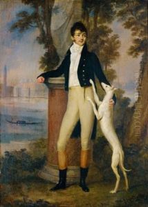 (i) Portrait Of Theodore Andeaud (1779 - 1854) (ii) Portrait Of His Spouse, Marie-antoinette Fortunee De Rumpler De Rohrbach (1787 - 1869) by Teodoro Matteini