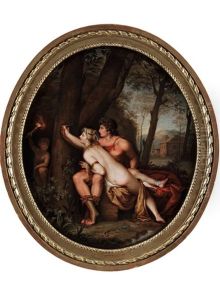 Angelica And Medoro by Teodoro Matteini