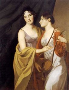 Due Fanciulle Romane Che Suonano La Cetra Due Fanciulle Romane Che Suonano La Cetra