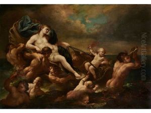 Triumph Der Galatea by Paolo de Matteis