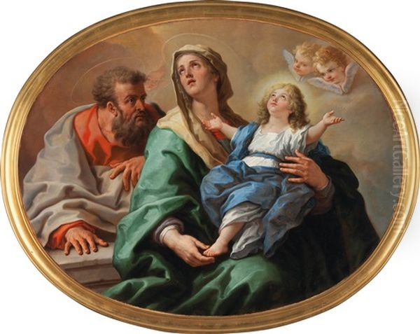 Saints Anne And Joachim With The Virgin - view 1