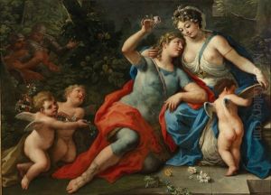 Rinaldo And Armida by Paolo de Matteis
