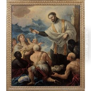 Saint Francois-xavier Baptisant Les Mendiants