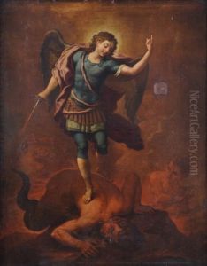 L'arcangelo Michele Sconfigge Il Demonio by Paolo de Matteis