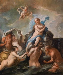 Der Triumph Der Galatea by Paolo de Matteis