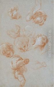 Tetes Et Jambes De Putti