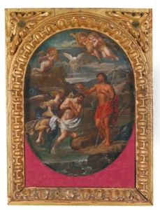 Die Taufe Christi (il Battesimo Di Cristo) by Paolo de Matteis