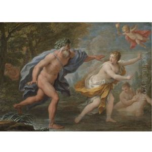 Alpheus And Arethusa by Paolo de Matteis