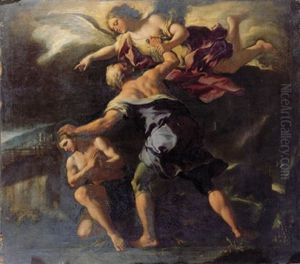 The Sacrifice Of Isaac by Paolo de Matteis