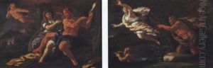 Ercole E Onfale by Paolo de Matteis