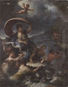 The Triumph Of Galatea by Paolo de Matteis