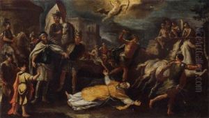 The Martyrdom Of A Male Saint by Paolo de Matteis