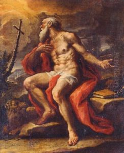 The Penitent Saint Jerome by Paolo de Matteis