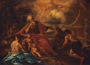 God Instructing Noah by Paolo de Matteis
