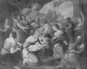 The Birth Of The Virgin by Paolo de Matteis