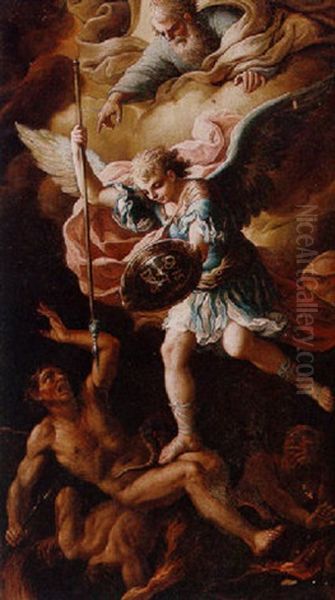 Archangel Michael Casting Out The Rebel Angels - view 1